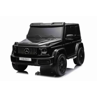 Elektrické autíčko Mercedes-Benz G63 AMG 4x4² Dvoumístné 12V, černé, MP3 Přehrávač s USB/AUX vstupem, Pohon 4x4, Baterie 12V14Ah