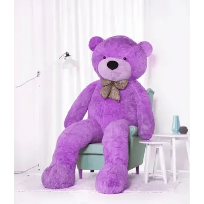 Velký plyšový medvěd Classico 250 cm fialový