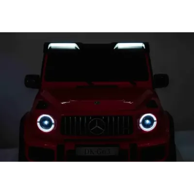 Elektrické autíčko Mercedes-Benz G63 AMG 4x4² Dvoumístné 12V, černé, MP3 Přehrávač s USB/AUX vstupem, Pohon 4x4, Baterie 12V14Ah