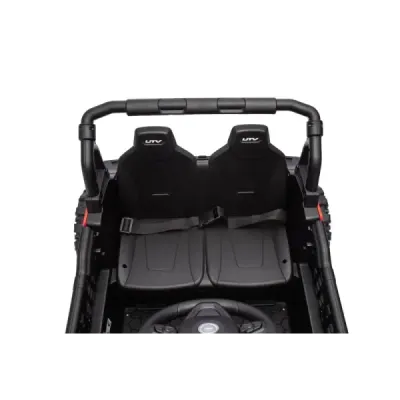 Elektrické autíčko UTV Small 12V, červený, Pohon zadních kol, 12V baterie, Plastová kola, široké dvojité sedátko, 2,4 GHz Dálkov