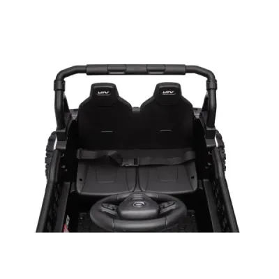 Elektrické autíčko UTV Small 12V, bílý, Pohon zadních kol, 12V baterie, Plastová kola, široké dvojité sedátko, 2,4 GHz Dálkový o