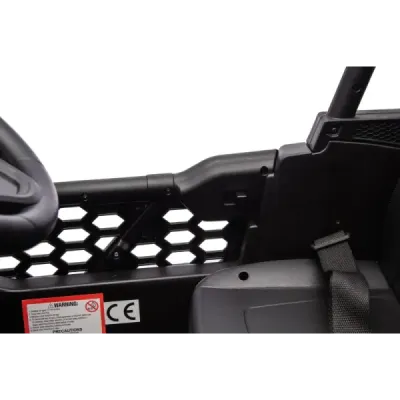 Elektrické autíčko UTV Small 12V, bílý, Pohon zadních kol, 12V baterie, Plastová kola, široké dvojité sedátko, 2,4 GHz Dálkový o