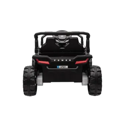 Elektrické autíčko UTV Small 12V, bílý, Pohon zadních kol, 12V baterie, Plastová kola, široké dvojité sedátko, 2,4 GHz Dálkový o