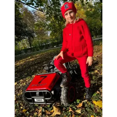 Elektrická Motokára SPORT-KART 24V, zelená, EVA kola, Koženkové sedátko, 2 x 50W Motor, 24V Baterie, Masivní kovová konstrukce