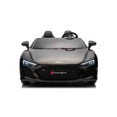 Elektrické autíčko Audi R8 SPYDER Dvoumístné 24V, černé, MP3 Přehrávač s USB/AUX a Bluetoothem, Baterie 24V/14Ah, 2 x 200W Motor