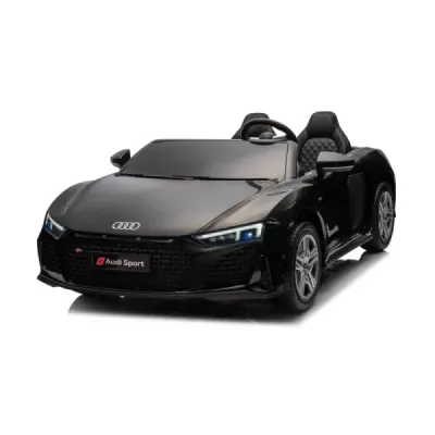 Elektrické autíčko Audi R8 SPYDER Dvoumístné 24V, černé, MP3 Přehrávač s USB/AUX a Bluetoothem, Baterie 24V/14Ah, 2 x 200W Motor