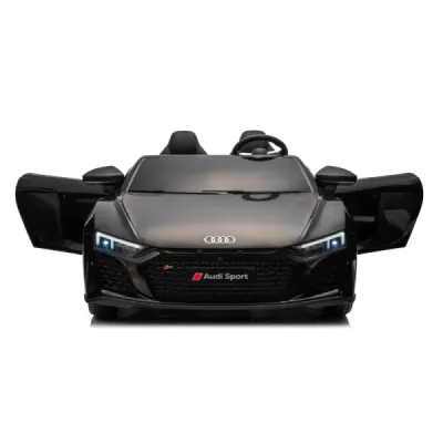 Elektrické autíčko Audi R8 SPYDER Dvoumístné 24V, černé, MP3 Přehrávač s USB/AUX a Bluetoothem, Baterie 24V/14Ah, 2 x 200W Motor