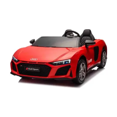 Elektrické autíčko Audi R8 SPYDER Dvoumístné 24V, červené, MP3 Přehrávač s USB/AUX a Bluetoothem, Baterie 24V/14Ah, 2 x 200W Mot Elektrické autíčko Audi R8 SPYDER Dvoumístné 24V, červené, MP3 Přehrávač s USB/AUX a Bluetoothem, Baterie 24V/14Ah, 2 x 200W Mot