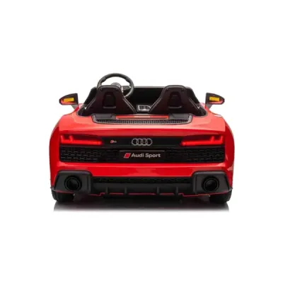 Elektrické autíčko Audi R8 SPYDER Dvoumístné 24V, červené, MP3 Přehrávač s USB/AUX a Bluetoothem, Baterie 24V/14Ah, 2 x 200W Mot Elektrické autíčko Audi R8 SPYDER Dvoumístné 24V, červené, MP3 Přehrávač s USB/AUX a Bluetoothem, Baterie 24V/14Ah, 2 x 200W Mot