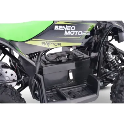 Elektrická čtyřkolka pro děti Beneo Motors Raptor zelená - 800W