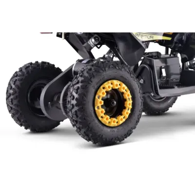 Elektrická čtyřkolka pro děti Beneo Motors Raptor žlutá - 800W
