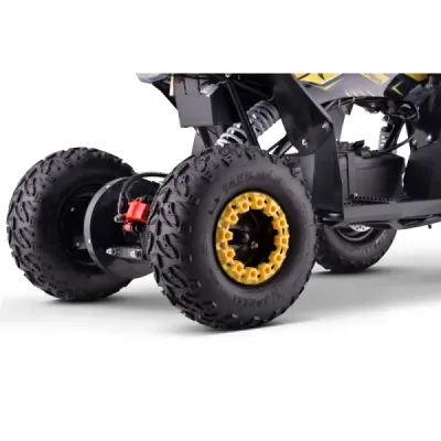 Elektrická čtyřkolka pro děti Beneo Motors T-REX žlutý - 1300W