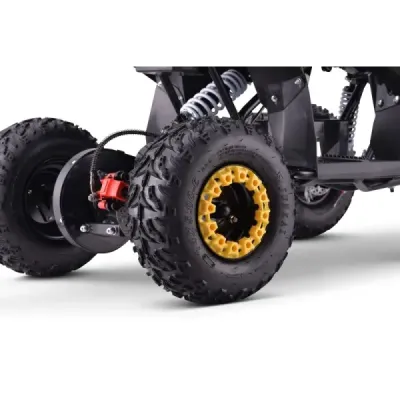 Elektrická čtyřkolka pro děti Beneo Motors SPIDER žlutý - 1000W
