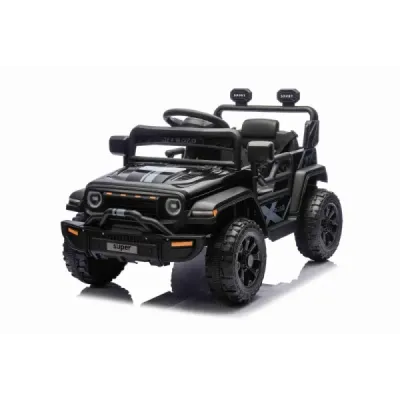 Elektrické autíčko OFFROAD NEW s pohonem zadních kol, černé, Lithiová baterie, Vysoký podvozek, široké sedátko, Odpružené náprav
