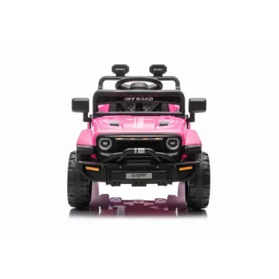 Elektrické autíčko OFFROAD NEW s pohonem zadních kol, růžové, Lithiová baterie, Vysoký podvozek, široké sedátko, Odpružené nápra