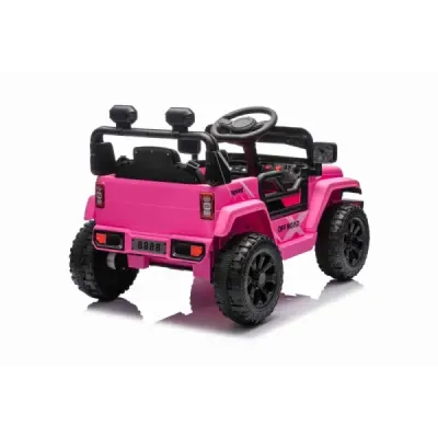 Elektrické autíčko OFFROAD NEW s pohonem zadních kol, růžové, Lithiová baterie, Vysoký podvozek, široké sedátko, Odpružené nápra