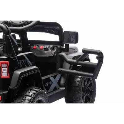 Elektrické autíčko OFFROAD NEW s pohonem zadních kol, červené, Lithiová baterie, Vysoký podvozek, široké sedátko, Odpružené nápr