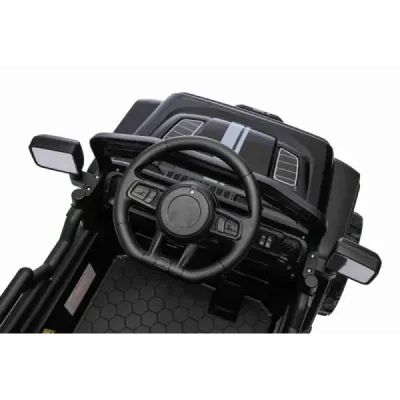 Elektrické autíčko OFFROAD NEW s pohonem zadních kol, červené, Lithiová baterie, Vysoký podvozek, široké sedátko, Odpružené nápr