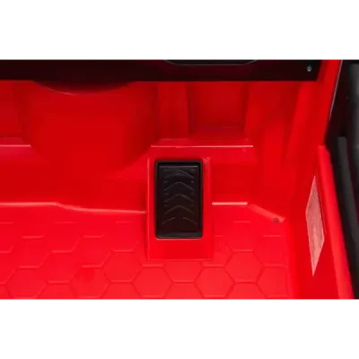 Elektrické autíčko OFFROAD NEW s pohonem zadních kol, červené, Lithiová baterie, Vysoký podvozek, široké sedátko, Odpružené nápr
