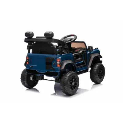 Elektrické autíčko Ford Bronco s pohonem zadních kol s licencí (Jednomístné), modré, Lithiová baterie, Vysoký podvozek, široké s
