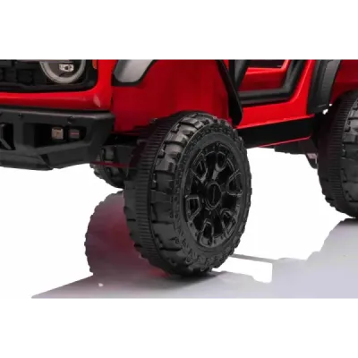 Elektrické autíčko Ford Bronco s pohonem zadních kol s licencí (Jednomístné), červené, Lithiová baterie, Vysoký podvozek, široké