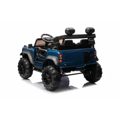 Elektrické autíčko Ford Bronco XL s pohonem zadních kol, licencované (Dvoumístné), modré, Lithiová baterie, Vysoký podvozek, Dvě