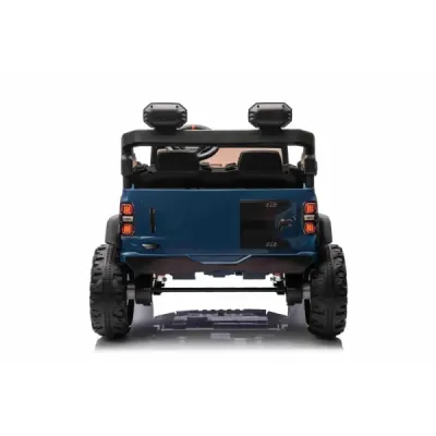 Elektrické autíčko Ford Bronco XL s pohonem zadních kol, licencované (Dvoumístné), modré, Lithiová baterie, Vysoký podvozek, Dvě