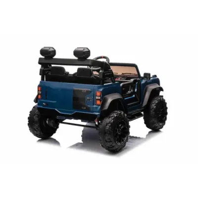 Elektrické autíčko Ford Bronco XL s pohonem zadních kol, licencované (Dvoumístné), modré, Lithiová baterie, Vysoký podvozek, Dvě