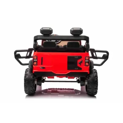 Elektrické autíčko Ford Bronco XL s pohonem zadních kol, licencované (Dvoumístné), červené, Lithiová baterie, Vysoký podvozek, D
