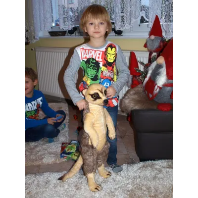 Plyšová Africká surikata, výška 66cm Plyšová Africká surikata, výška 66cm