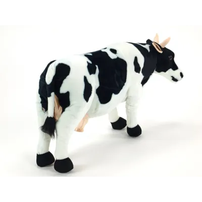 Plyšová stojící kráva délka 84cm, výška 47cm