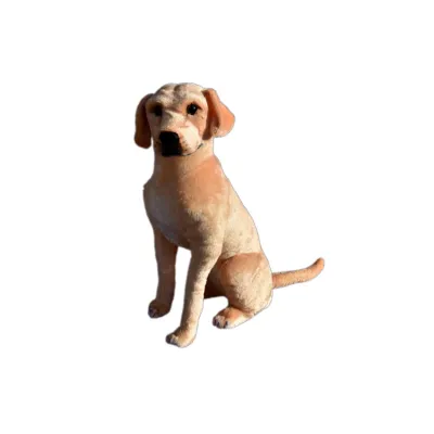 Plyšový sedící pes Labrador, 70cm