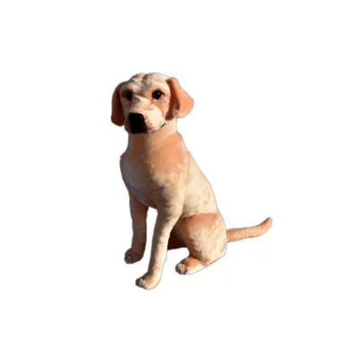 Plyšový sedící pes Labrador, 70cm