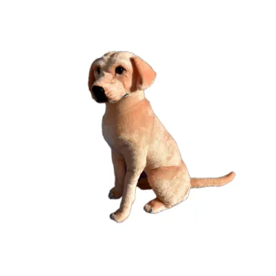 Plyšový sedící pes Labrador, 70cm
