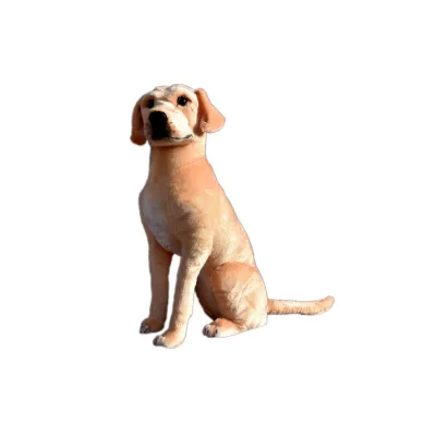 Plyšový sedící pes Labrador, 70cm
