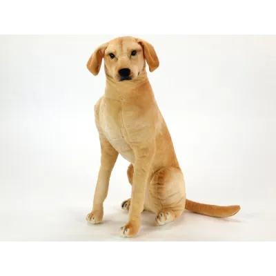 Plyšový sedící pes Labrador, výška 83 cm Plyšový sedící pes Labrador, výška 83 cm