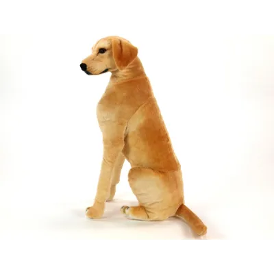 Plyšový sedící pes Labrador, výška 83 cm Plyšový sedící pes Labrador, výška 83 cm