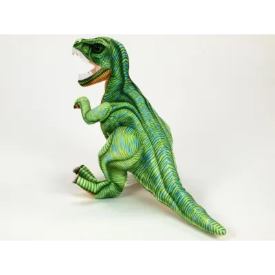 Plyšový stojící dinosaurus Tyranosaurus Rex, výška 48 cm, délka 70 cm, střední Plyšový stojící dinosaurus Tyranosaurus Rex, výška 48 cm, délka 70 cm, střední