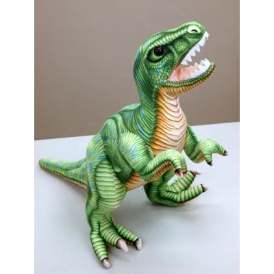 Plyšový stojící dinosaurus Tyranosaurus Rex, výška 48 cm, délka 70 cm, střední Plyšový stojící dinosaurus Tyranosaurus Rex, výška 48 cm, délka 70 cm, střední