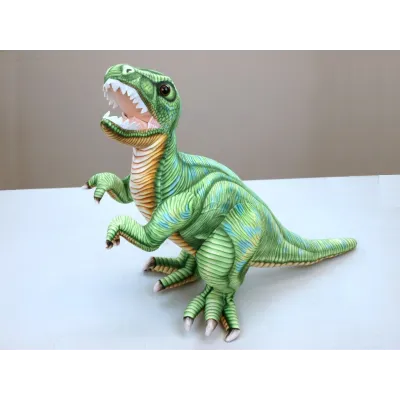 Plyšový stojící dinosaurus Tyranosaurus Rex, výška 48 cm, délka 70 cm, střední Plyšový stojící dinosaurus Tyranosaurus Rex, výška 48 cm, délka 70 cm, střední