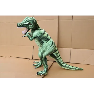 Plyšový stojící dinosaurus Tyranosaurus Rex, výška 80cm, délka 128cm, velký Plyšový stojící dinosaurus Tyranosaurus Rex, výška 80cm, délka 128cm, velký