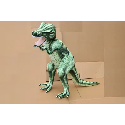 Plyšový stojící dinosaurus Tyranosaurus Rex, výška 80cm, délka 128cm, velký Plyšový stojící dinosaurus Tyranosaurus Rex, výška 80cm, délka 128cm, velký