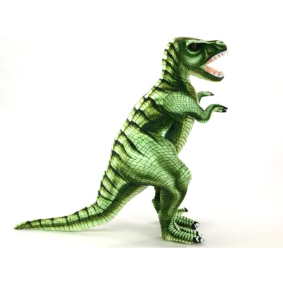 Plyšový stojící dinosaurus Tyranosaurus Rex, výška 80cm, délka 128cm, velký Plyšový stojící dinosaurus Tyranosaurus Rex, výška 80cm, délka 128cm, velký