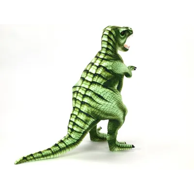 Plyšový stojící dinosaurus Tyranosaurus Rex, výška 80cm, délka 128cm, velký Plyšový stojící dinosaurus Tyranosaurus Rex, výška 80cm, délka 128cm, velký