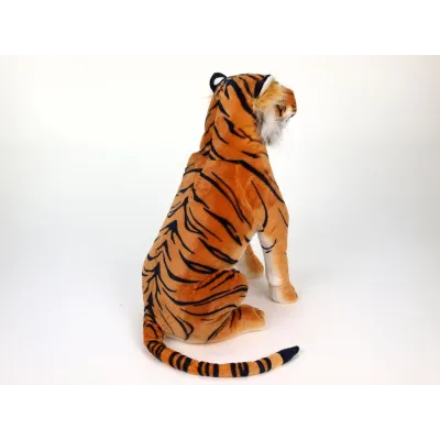 Plyšový tygr sedící, výška 70 cm, oranžový Plyšový tygr sedící, výška 70 cm, oranžový
