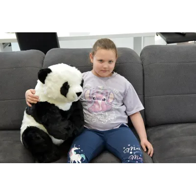 Rozkošná plyšová sedící panda, výška 56cm Rozkošná plyšová sedící panda, výška 56cm