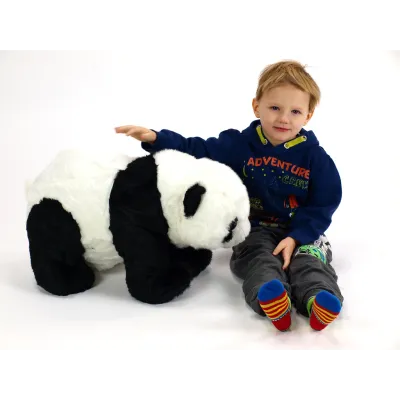 Rozkošná stojící plyšová panda, délka 58cm