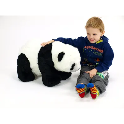 Rozkošná stojící plyšová panda, délka 58cm