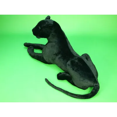 Velký plyšový černý panter, délka 170cm