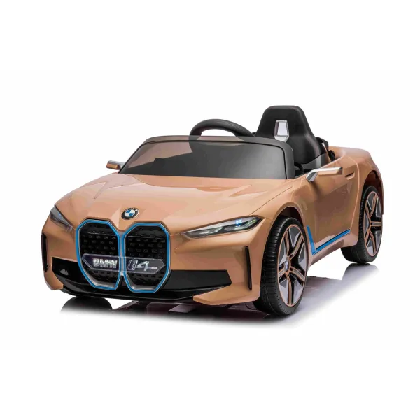 BMW i4 s 2.4G dálkovým ovládáním, náhon všech kol 4x4, lakované zlatohnědé
